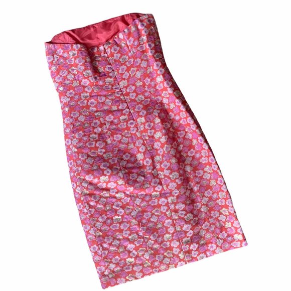 NWT J. Crew Collection Jacquard Metallic Dress - Picture 7 of 7